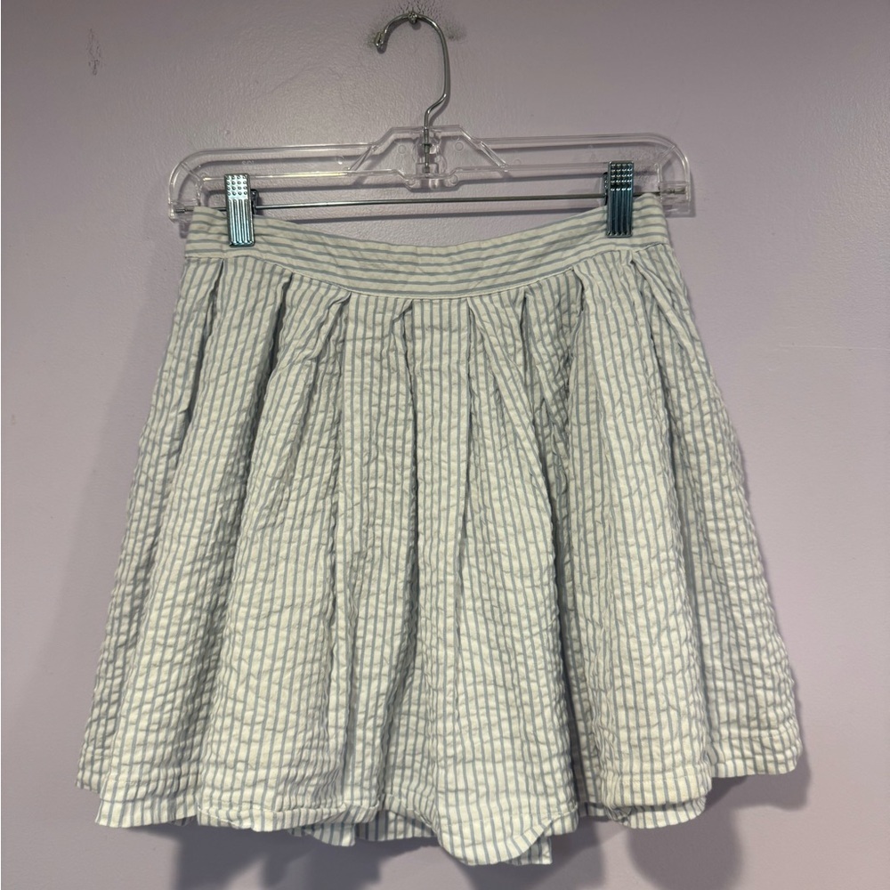 Urban outfitters seersucker coastal mini skirt